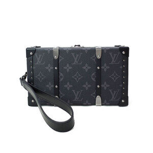Louis Vuitton Monogram Eclipse Black Wallet Trunk Clutch Bag